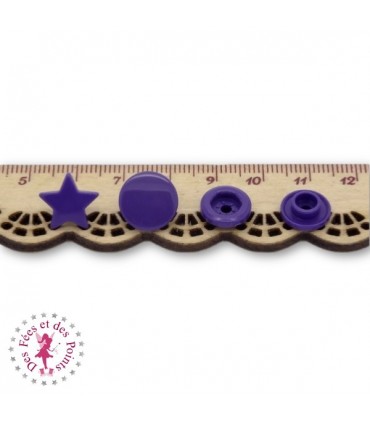 Pressions KAM - Etoile - Violet - B35 
