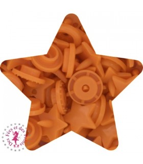 Pressions KAM - Etoile - Mandarine - B40