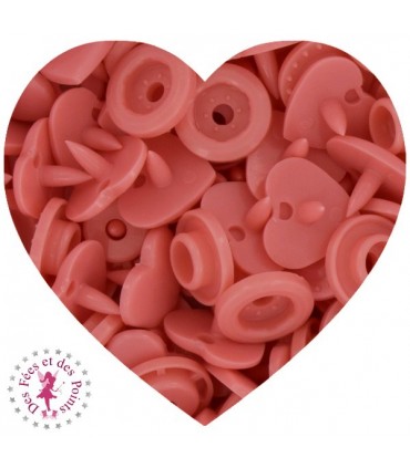 Pressions KAM - Coeur - Corail - B17